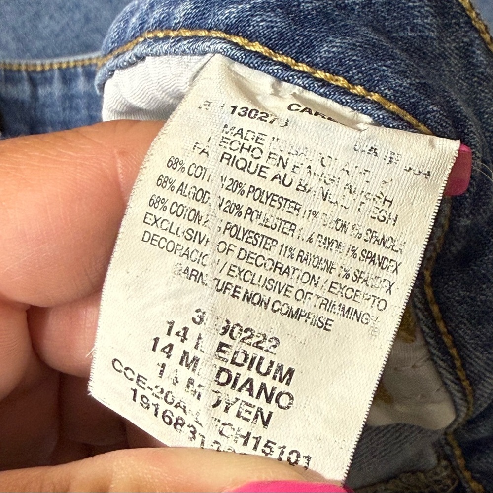 Lee Women's Medium Blue Denim Jean Shorts - Picture 11 of 15